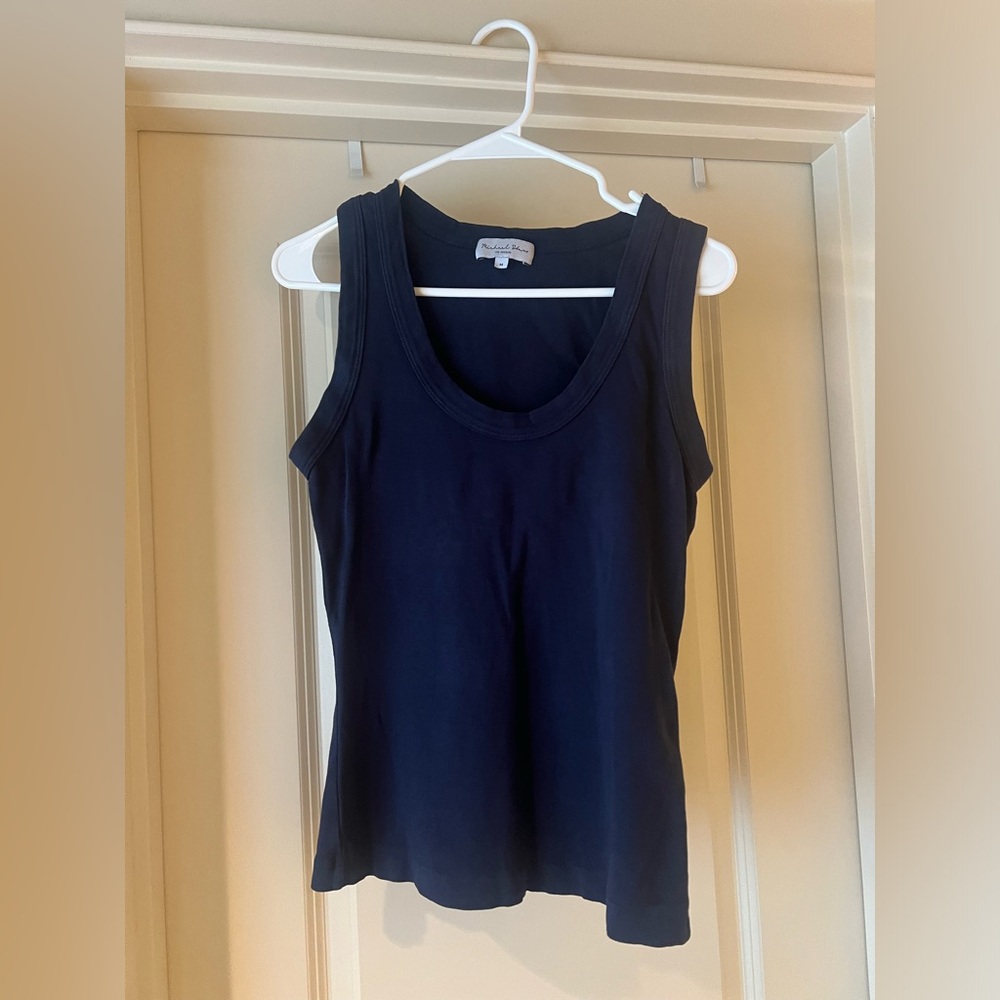 Michael Stars Navy Blue Scoop Neck Tank